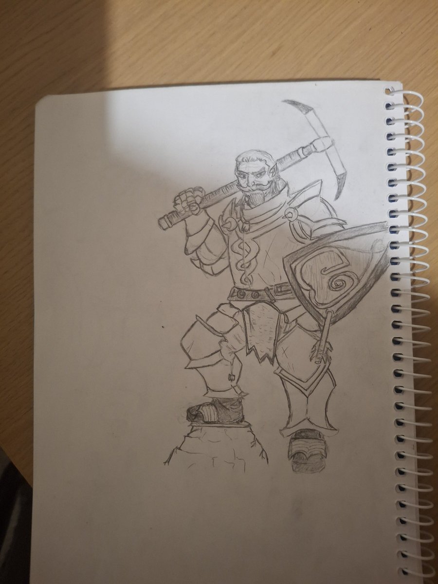 Día 10 primera cosa que subo que me haya inventado yo, mi personaje de mi primera campaña de dnd