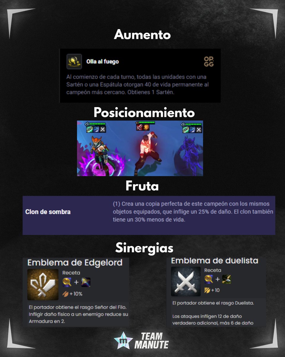 🚨INTERACCIÓN SECRETA CON COOKING POT (Olla de Cocina).
Este emblema es ofrecido solamente en la fase 2. Con la fruta de poder Clon Sombrío puedes aprovechar tanto:
1 - Alimentar a tu personaje 2 veces por ronda gracias a la sombra.
2 - Aprovechar la pasiva del emblema para