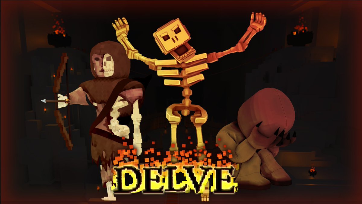 TheOldBaronRBLX's tweet photo. Prepare yourself for adventure! 

Our new game, DELVE: Into the Depths, is out in Early Alpha on Roblox TOMORROW the 16th at 11:00AM PST!

 Can you survive the mines or will you succumb to its curse? #Roblox #RobloxDev

https://t.co/f585Yks5Z2 https://t.co/rjPxaGHQsg