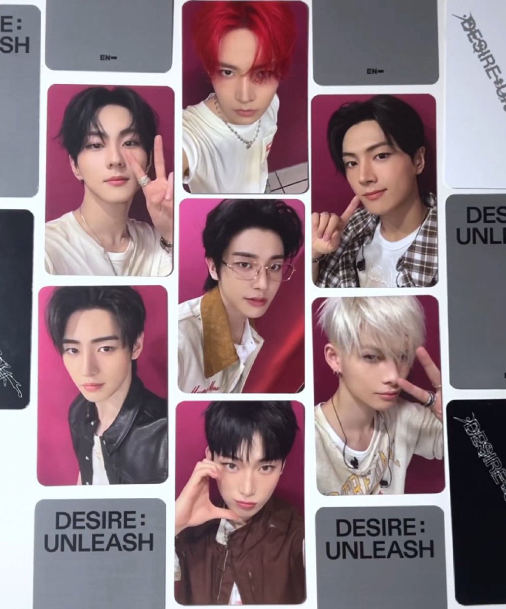 ENHYPEN エナプ DESIRE : UNLEASH ラキドロ トレカ 共同購入 Hello82