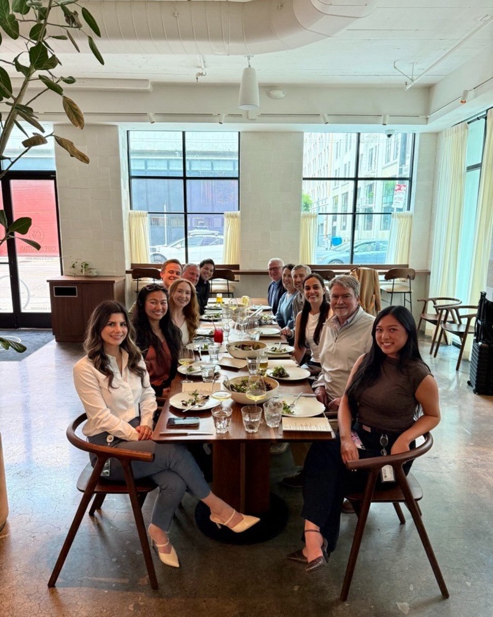 We wrapped up our 2025 Marketing Summit with a fantastic dinner at Café Sebastian! Great food, ambiance, and company to celebrate our goals! #MarketingSummit #Teamwork