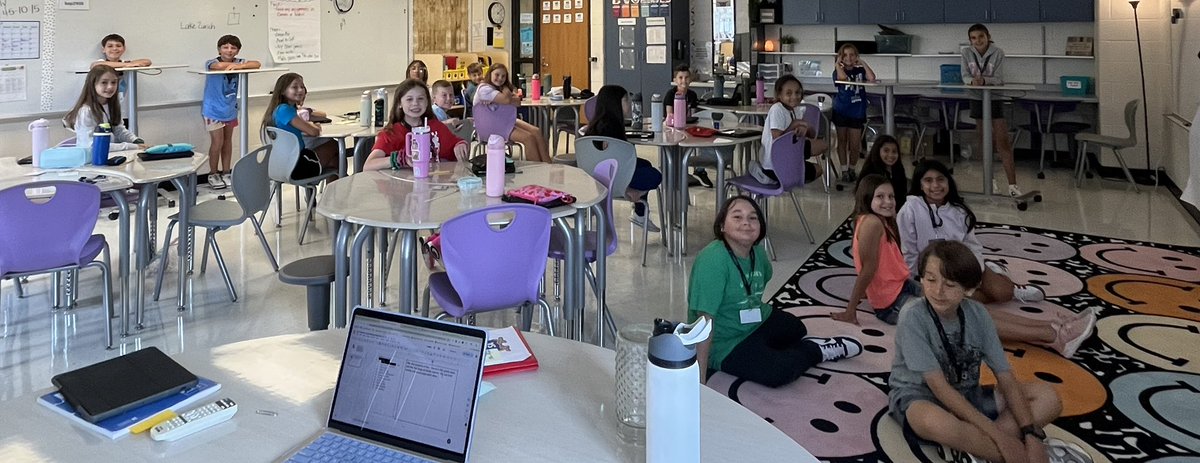I had to capture this magical moment drafting our classroom’s mission statement. This group has some great ideas and strong values. Stay tuned next week for the product. #Thrivein95 #BulldogBest