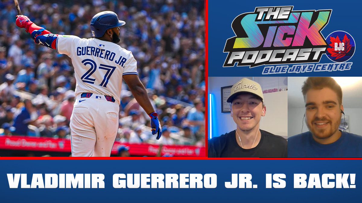 🚨New Episode🚨

<a href="/ColeWhiston/">Cole Whiston</a> &amp; Rob discuss:

🔵Vladdy playing up to his contract
🔵Gauntlet of pitchers awaiting the #BlueJays
🔵Max Scherzer solidifying his spot
🔵&amp; more!

Full pod👇
Watch: youtu.be/QabZjcVz5PU
Listen: traffic.megaphone.fm/SICMED47455247…

#TOTHECORE #thesickpodcast