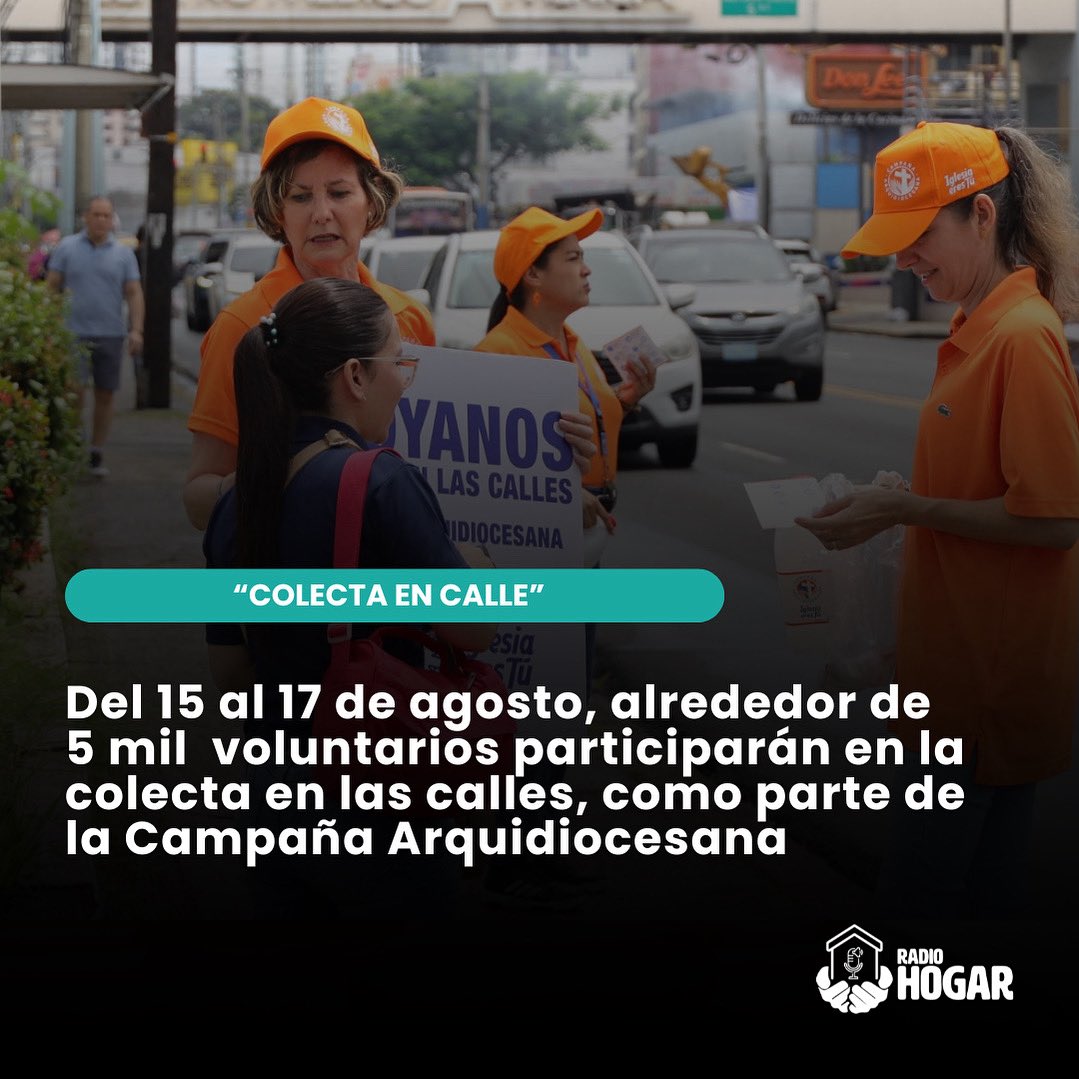 Colecta en las Calles: 15, 16 y 17 de agosto, únete con tu aporte y ayuda a transformar vidas
➡️ radiohogar.org/colecta-en-las…