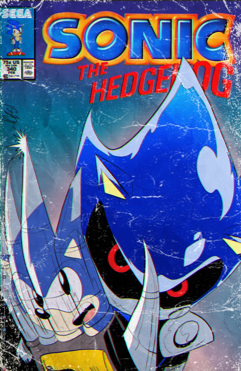 ✨Sonic the Hedgehog OVA, but Incredible Hulk issue 340✨