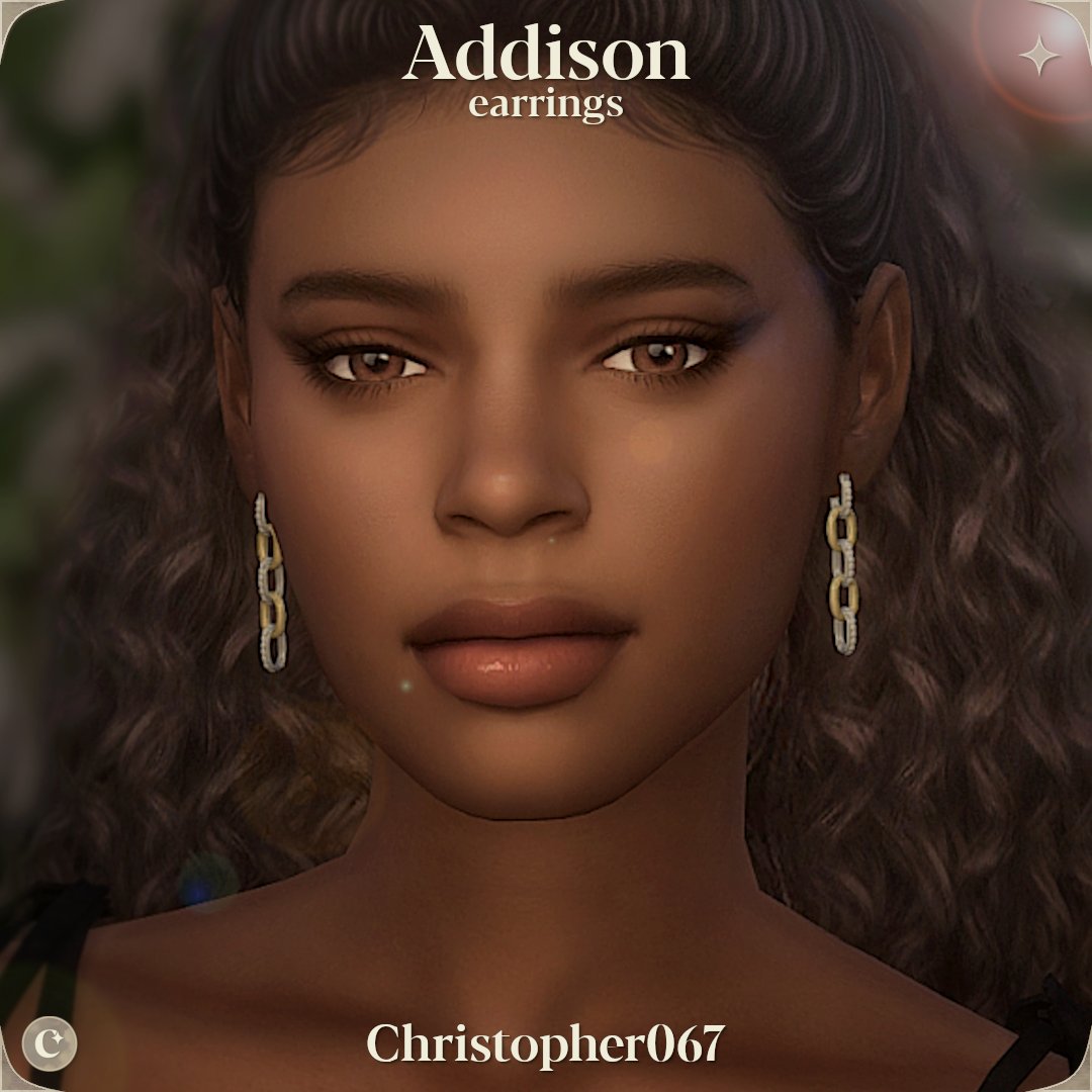 Christopher067 (@christopher_067) on Twitter photo hiya :) The Addison Jewelry set out <a href="/TheSimsResource/">The Sims Resource</a> todayyy !
This is a set of diamond-studded oval link chain earrings, choker, and layered necklaces! This set is so fab tbh, like it's giving gala ready glamazon. Hope you love these fancy itemsss !! 🫶
#s4cc #ts4cc #thesims4 hiya :) The Addison Jewelry set out <a href="/TheSimsResource/">The Sims Resource</a> todayyy !
This is a set of diamond-studded oval link chain earrings, choker, and layered necklaces! This set is so fab tbh, like it's giving gala ready glamazon. Hope you love these fancy itemsss !! 🫶
#s4cc #ts4cc #thesims4