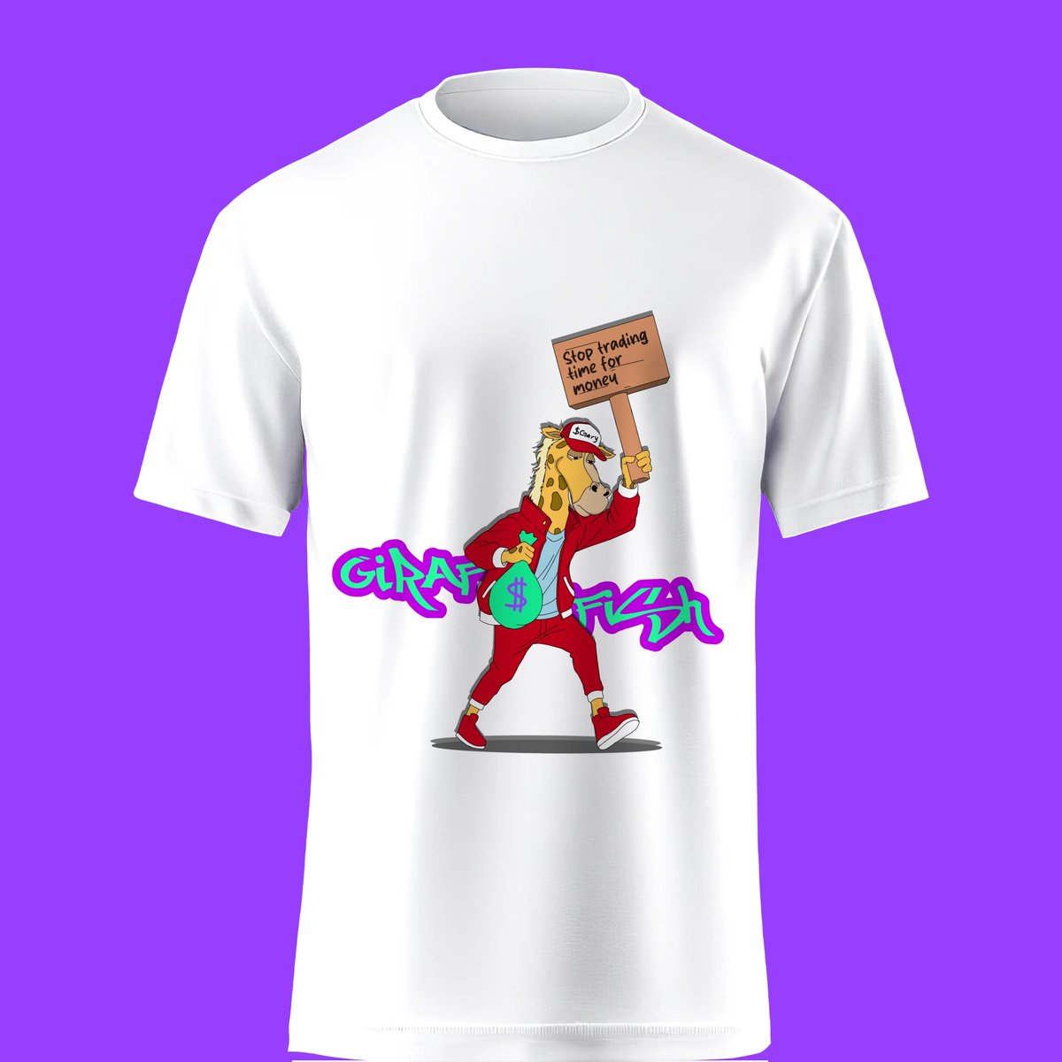 UnknowdKnown's tweet image. My entry for the @giraffetowernft T-shirt giraffish contest on @SuperteamEarn

Took sometime into making the movement... Now we have the first Giraffish walk. Let's take this as the movement to greater heights.

@GarydotClub @GaryCoinOnSol
