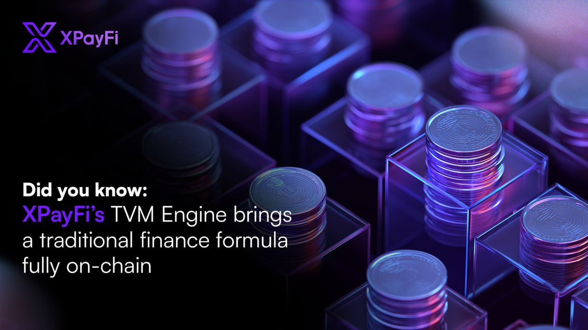 Did you know: XPayFi’s TVM Engine brings a traditional finance formula fully on-chain — letting you convert future cash flows like game rewards or invoices into immediate liquidity in seconds.