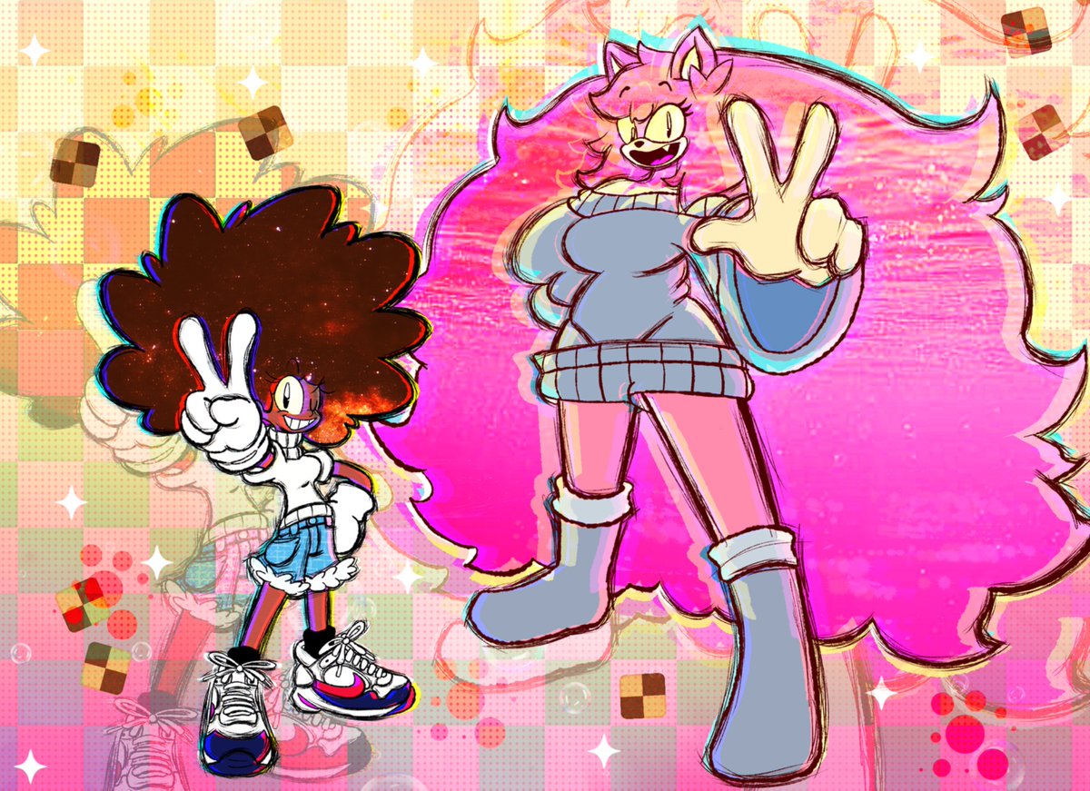 For <a href="/RabbitSeasonArt/">Rabbit Season (commissions soon)</a>. Idk i just wanted to draw these 2 again.