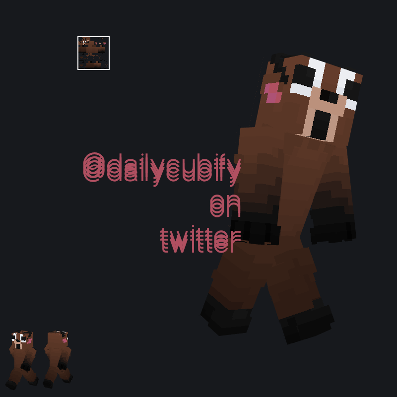 daily cubifications !! (COMPLETE) tweet media