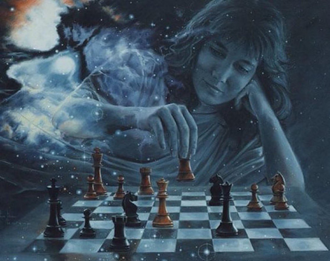 La vida es como el ajedrez, pierdes piezas para avanzar, pero si sabes entender el juego (la vida) no las necesitas para ganar

🌀#Afirma
Confío en mi plan Divino con lo que tiene y lo que está ausente. Voy a triunfar.
🙏🏻♾️🕊️🙌🏻🕊️♾️🙏🏻