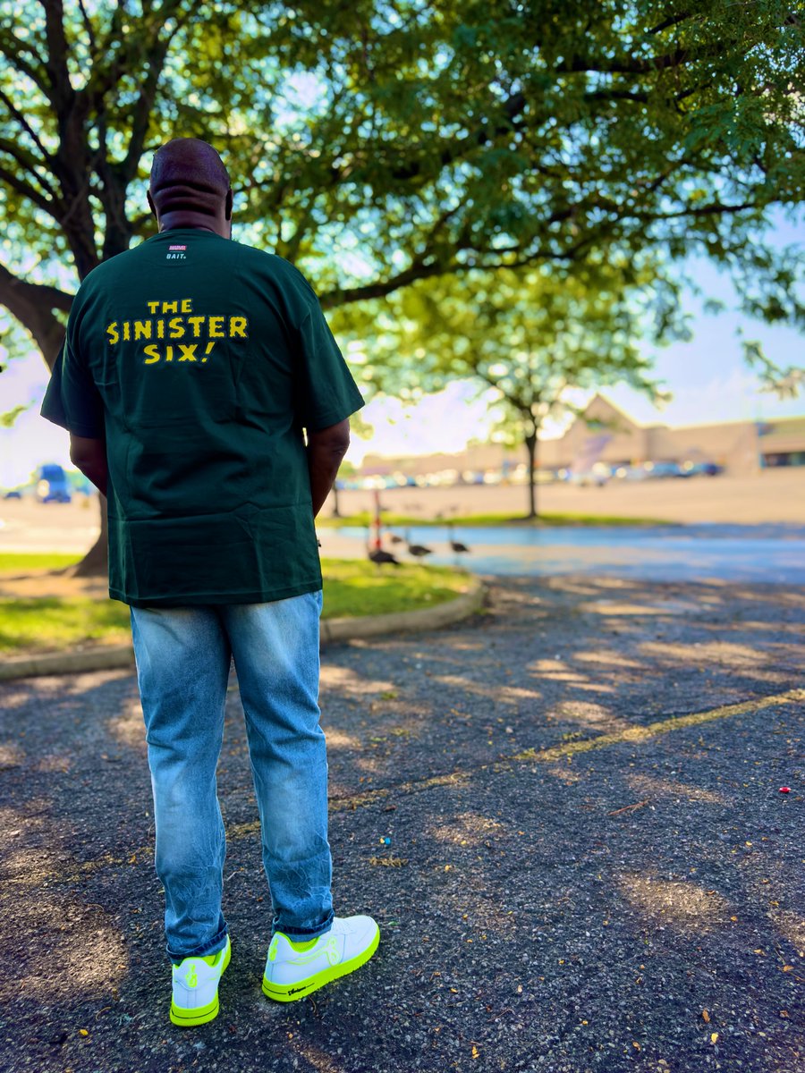 Franky_Babylon's tweet photo. Ayo @JohnGeiger_ I appreciate the gift and positive energy. 🙏🏿 Seemed appropriate to pair them with a collab from @Marvel and @BAITme Electro Sinister Six tee.⚡️#JohnGeiger #KOTD #BlessedFromSoul2Sole #WDYWT #FIREFRIDAYS #Marvel #yoursneakersaredope #BaitMe
#SinisterSix 🔥🫡 https://t.co/vY0iMPEs23