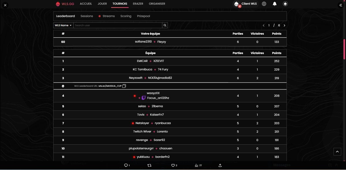 sofianefn6's tweet image. Qual Massilia cup w
@FleyzyFN gg mon frr
@lyost_esport