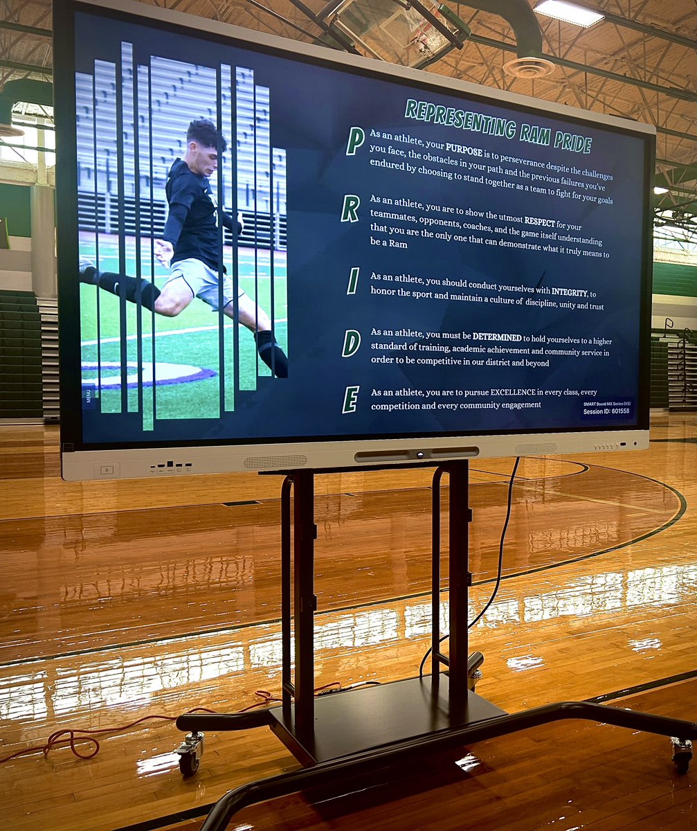 We’ve #Mayde it to Friday! Our amazing leader sat the Lady Rams down and talked about what it means to show that #RAMPRIDE  and what it means to be a #MaydeAthlete ,on and off the court. 

#TheCreekIsRising
#Mayde2Battle
#Built2Win