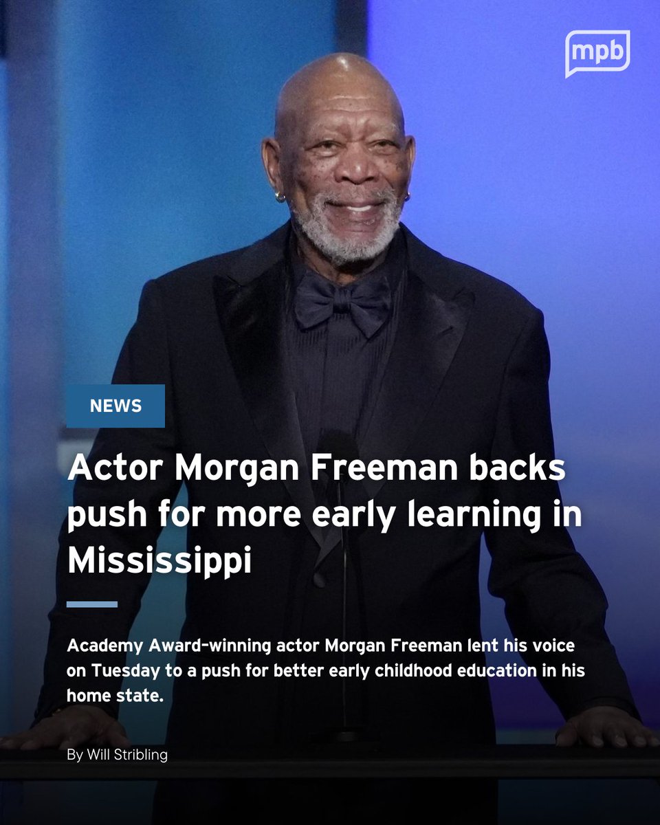 Freeman joined the Mississippi Early Learning Alliance, or MELA, at the Two Mississippi Museums for its inaugural fundraiser, sharing memories of growing up in Delta and how a childhood love of reading shaped his life.

Read the full story from MPB News at mpbonline.org/blogs/news/act…