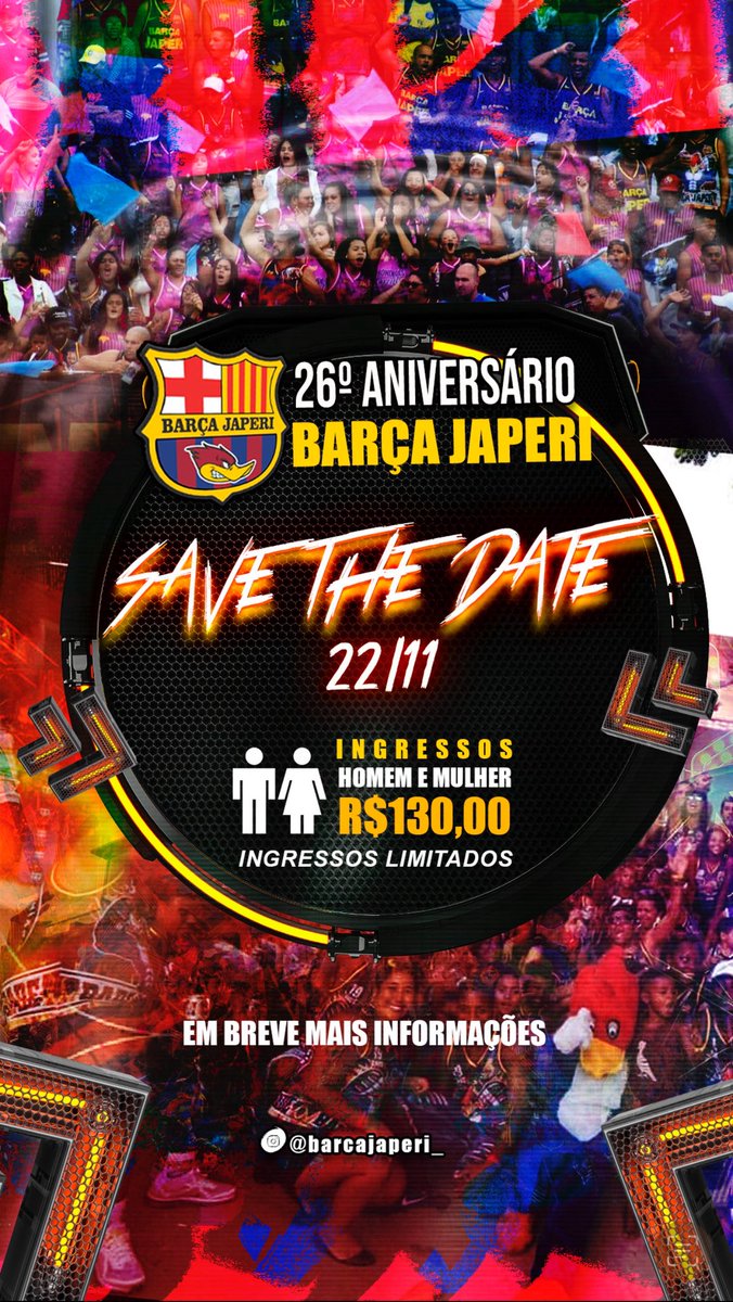 🎉🔥 A festa mais esperada do ano está chegando! 🔥🎉

📅 22/11 

🎟 R$130,00 (homem e mulher) – Ingressos limitados!

✅ Direito a abadá, copo, open bar, open food

🎶 Ao som de pagode e DJ pra ninguém ficar parado!

Em breve mais informações… ⏳