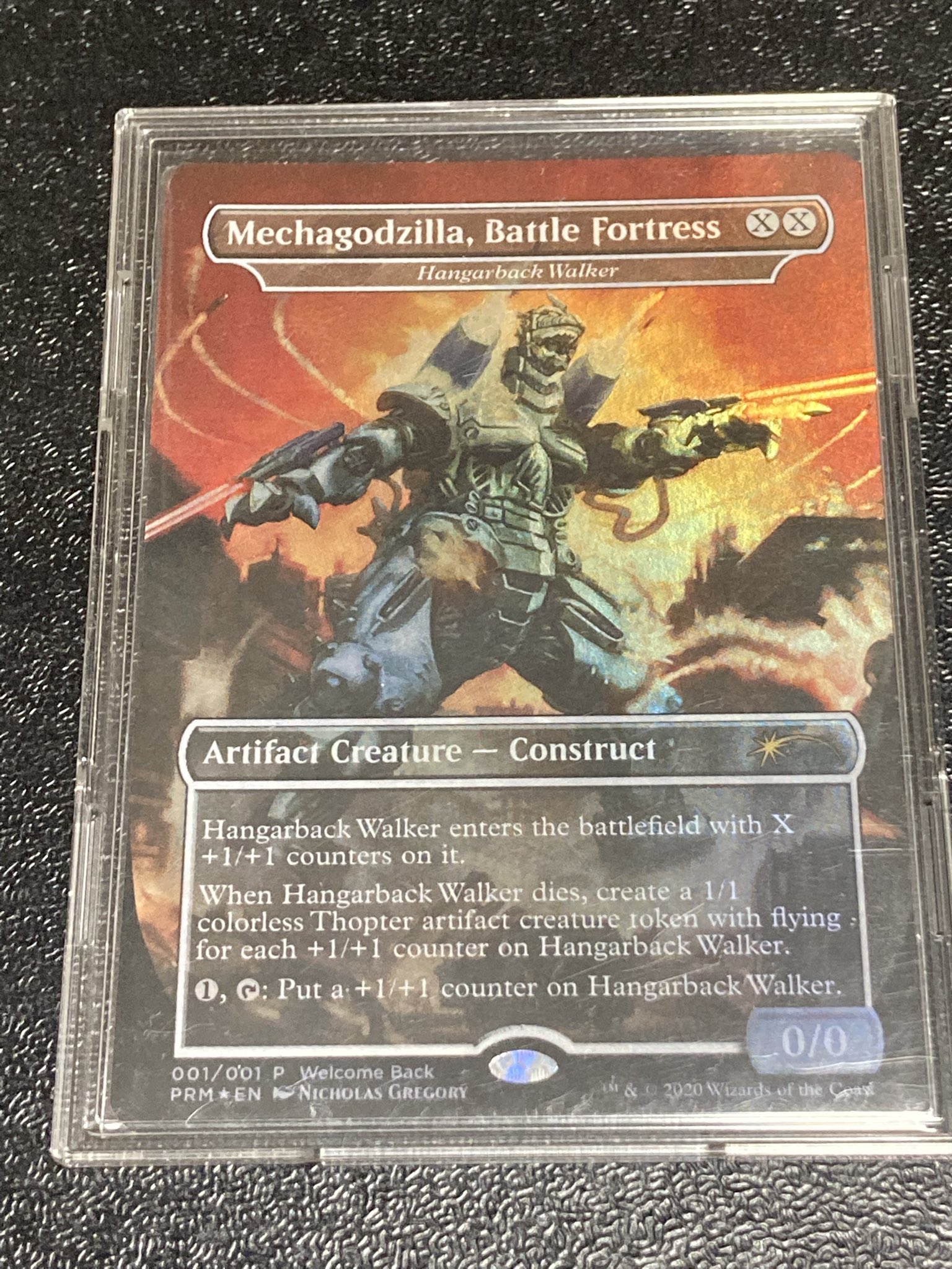 戦闘要塞、メカゴジラ/Mechagodzilla 英語一枚 PSA9 無双無象 on X: 