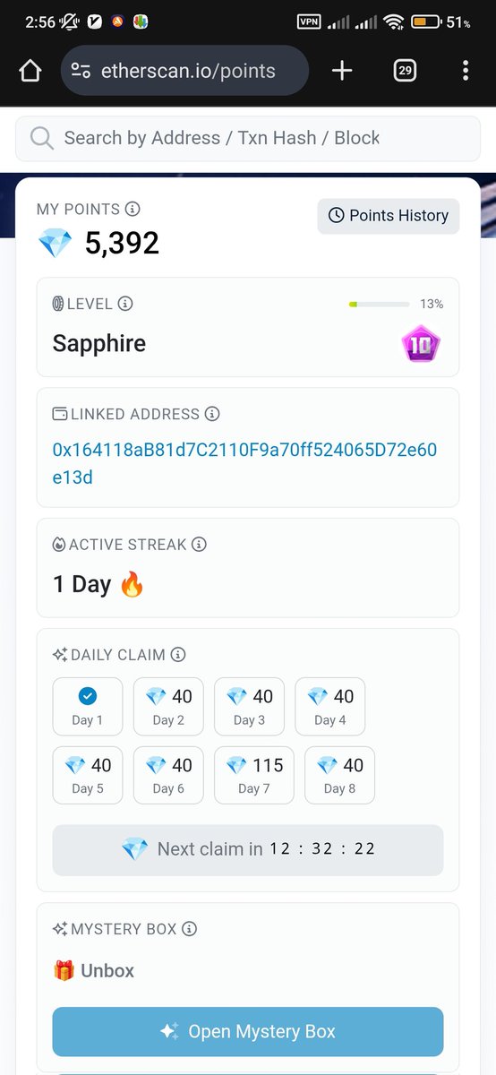 I've got sapphire level on etherscan 
What about you?!

#10YearsofEtherscan