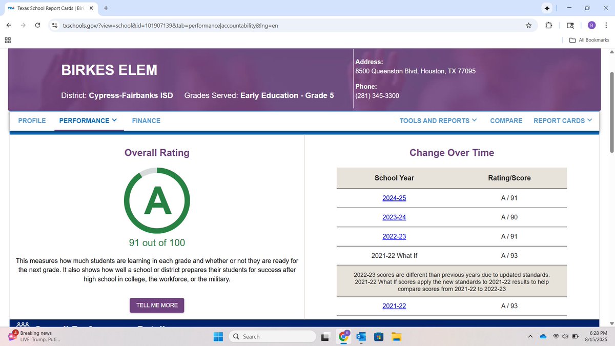 Shout-out to <a href="/BirkesCFISD/">BirkesBulldogs</a> and the Bulldog nation for continuing the tradition of excellence.  Special thanks to Principal <a href="/MeganFernan0316/">Megan Fernandez</a> for a great start to school year!
<a href="/CyFairISD/">Cypress-Fairbanks ISD</a> 
<a href="/DougKillian/">DougKillianPhD</a> 
<a href="/IreneRuizCFISD/">Irene Ruiz</a>