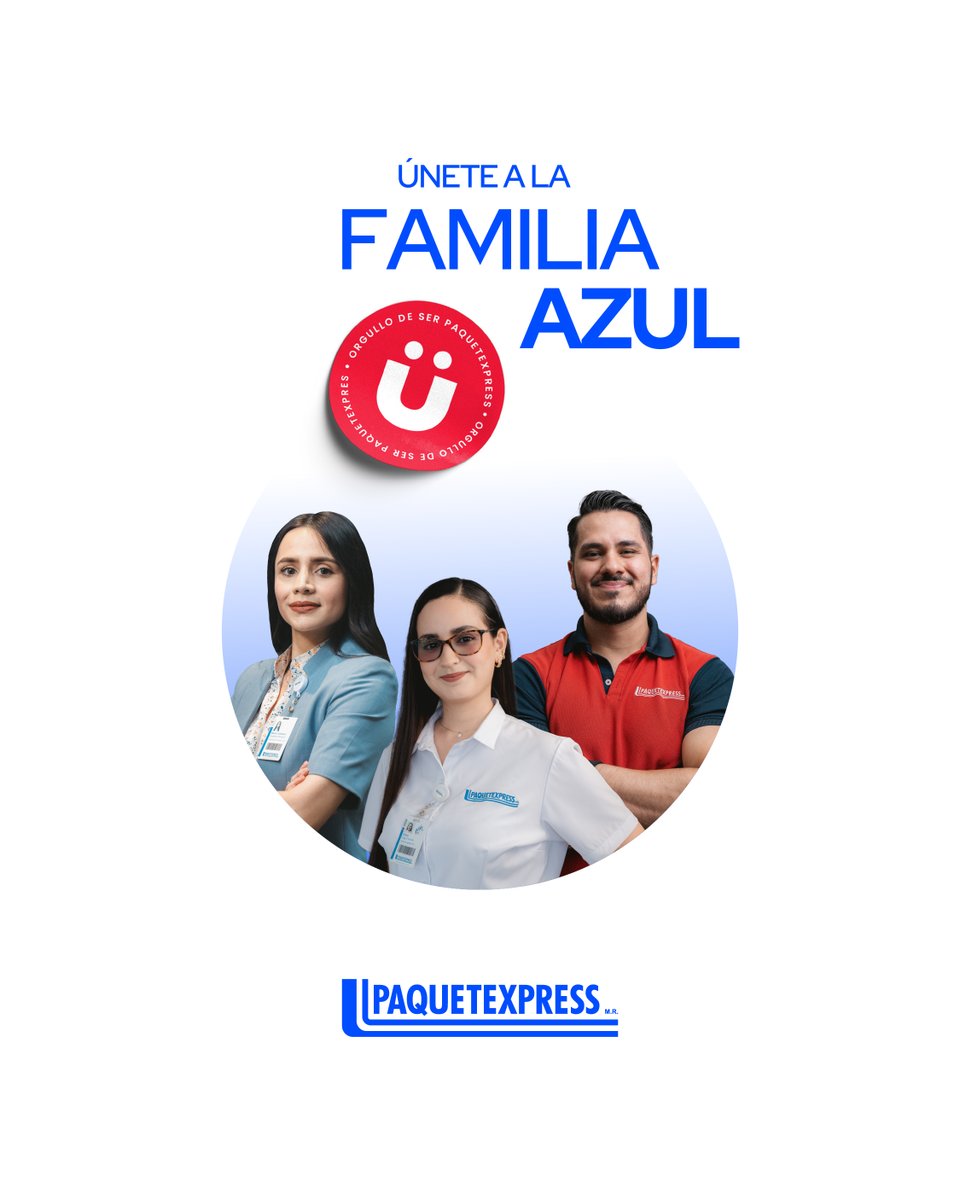 Si buscas crecer, aprender y brillar, la Familia Azul es tu lugar✨ 💙

#paquetexpress #familiaazul #sangreazul