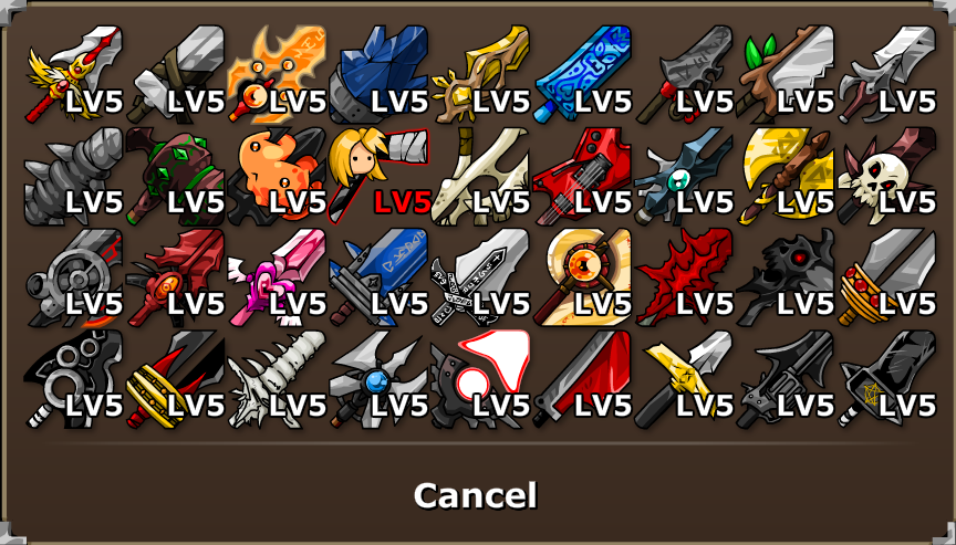 Swords? We got plenty of swords here...