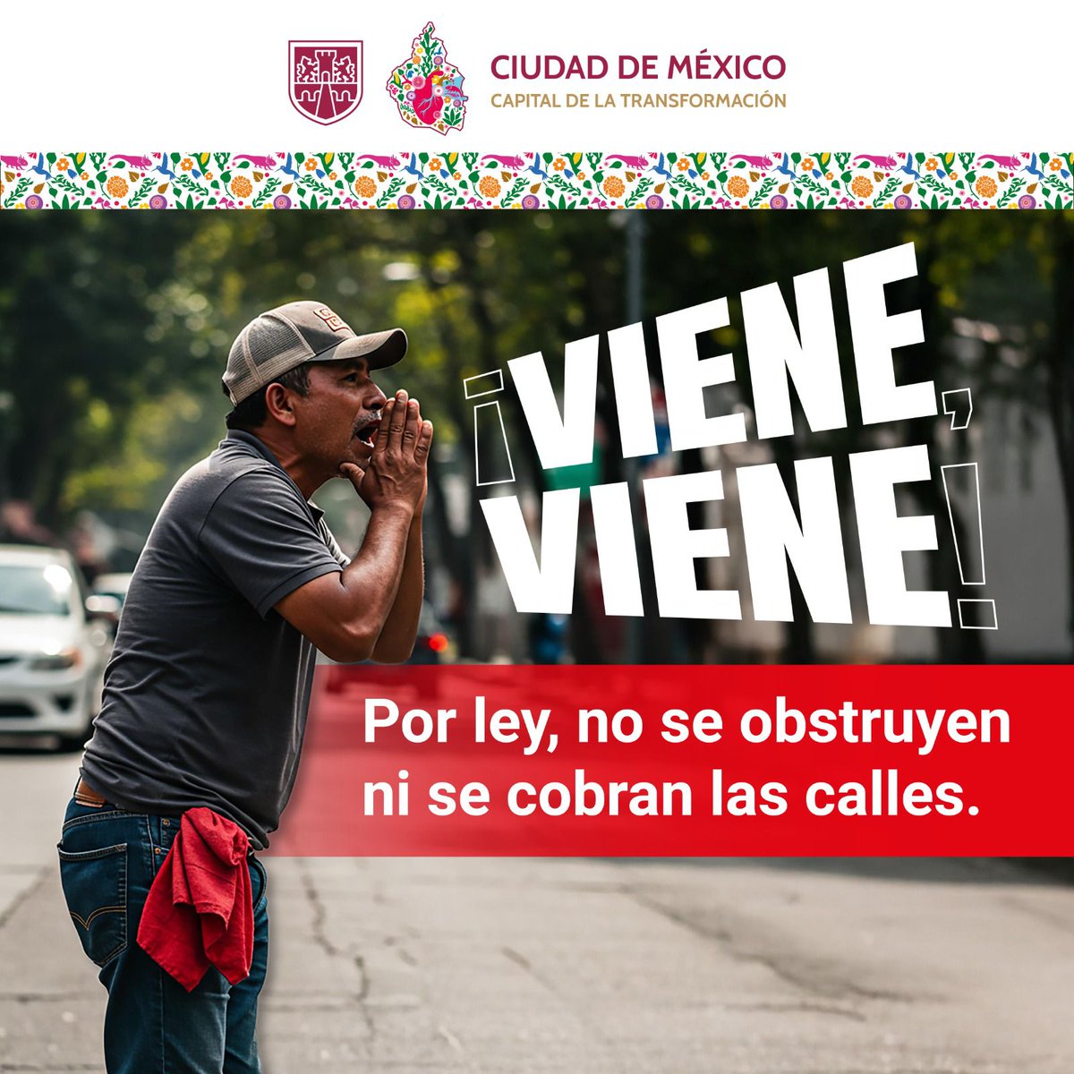 GobCDMX's tweet photo. 🚫🏙️ ¡Protegemos el espacio de todas y todos!

✅ En el @Congreso_CdMex se aprobaron reformas a la Ley de Cultura Cívica de la Ciudad de México para prohibir el uso indebido del espacio público y sancionar a quien cobre por ocuparlo sin autorización. 🫰

💬 El espacio público es de todas y todos, ¡hagámoslo respetar!

#CapitalDeLaTransformación 🏙️🫀