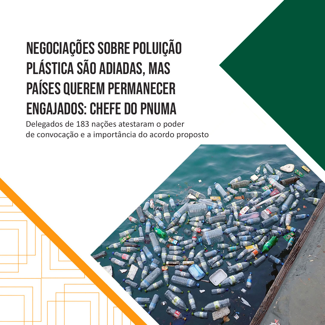 Negociações sobre poluição plástica são adiadas, mas países querem permanecer engajados: chefe do PNUMA
Delegados de 183 nações atestaram o poder de convocação e a importância do acordo proposto

Veja: pick-upau.org.br/plasticnothank…
Conheça: plasticnothanks.org
<a href="/nacaomitsubishi/">Mitsubishi Motors BR</a>