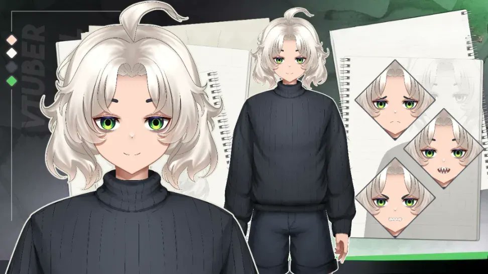 chloecookie__'s tweet photo. Vtuber Model I recently completed with three expressions 
Commissions are open Dms are also allowed if you are interested 
#Vtubers #Twitch #Kick #2DAnimation #2DModeling #2DArt #CharacterDesign #Illustration #Animator https://t.co/CVmk0i7bAt
