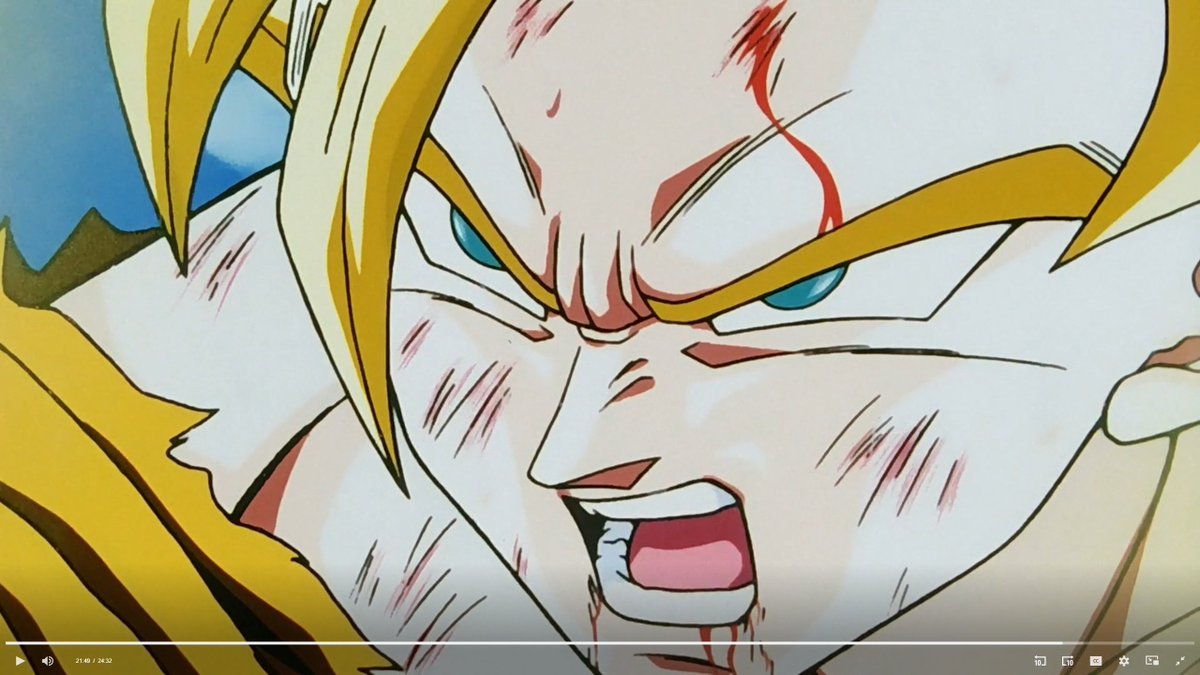 my god is this shot of yamamuro ssj2 goku not magnificent. ive found a really hight quality upscale of the dragon box and im color correcting it and it looks so gorgeous. THIS is what dbz is supposed to look like not whatever the heck they were doing on the blue rays (second one)