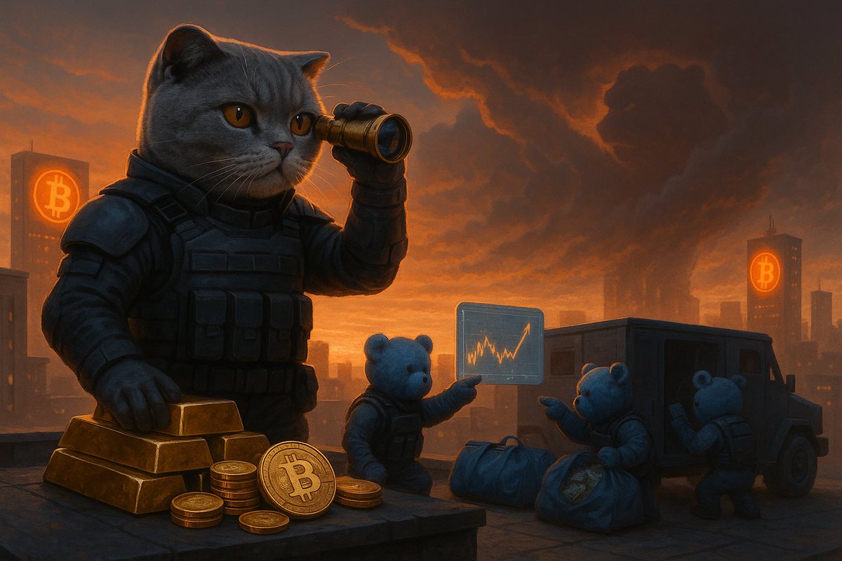 Good morning, family ☀️
Bitcoin just closed 5 straight monthly green candles — history tells us the market loves to take a breather after a run like that. 📉

September’s dip could be the golden ticket 🎟️ — the smart money is already eyeing those entries. Don’t fear the red,
