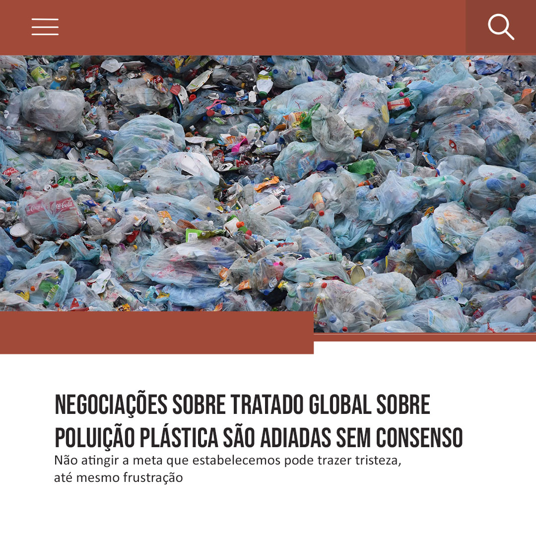 Negociações sobre tratado global sobre poluição plástica são adiadas sem consenso
Não atingir a meta que estabelecemos pode trazer tristeza, até mesmo frustração

Veja: pick-upau.org.br/plasticnothank…

Conheça: plasticnothanks.org
<a href="/nacaomitsubishi/">Mitsubishi Motors BR</a>