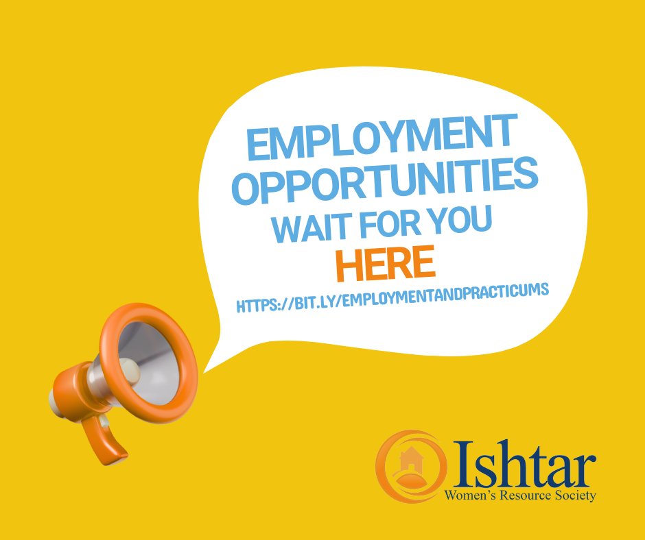 💼 We’re hiring at Ishtar!

Join our team and help support women and children breaking free from violence.

🌐 View openings and watch for upcoming opportunities at: bit.ly/EmploymentAndP…

#NowHiring #SupportWomen #EmpowerWomen #JobAlert #EndViolenceAgainstWomen #LangleyBC