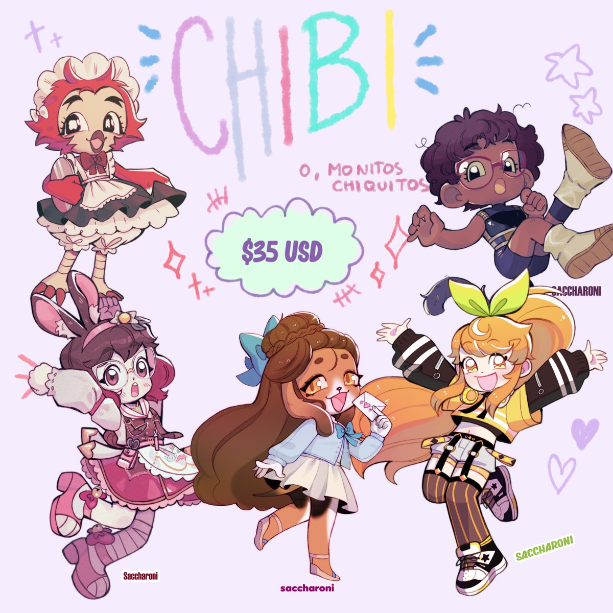 hi, admin Sacch here! My commissions are open on VGEN if anyone's interested ✨
🍀  vgen.co/saccharoni   🍀

#commissionsopen #CommissionSheet