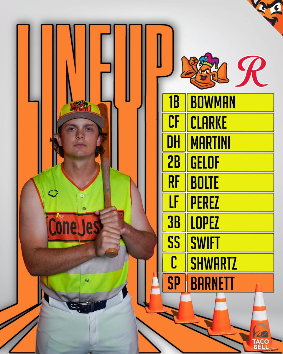 AviatorsLV's tweet photo. 🚨 ROADWORK ALERT 🚨
🦺 LOCATION: Las Vegas Ballpark
🚦 DELAY EXPECTED: 9 innings
⚾ CAUSE: Cone Jesters clogging the basepaths with hits
🛑 DETOUR: Nowhere. You’re stuck in our run zone.
📋 CREW ON SITE: Tonight’s Starting Nine 👇
#ConesUp https://t.co/p4YwivbMwC