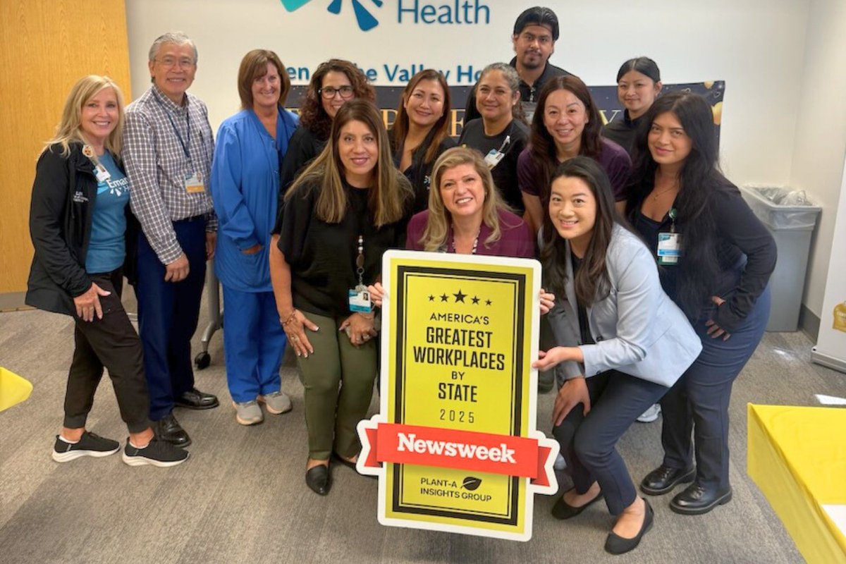 EmanateHealth_'s tweet photo. Emanate Health has received a fifth award from @Newsweek, which named us to the “America’s Greatest Workplaces by State 2025” list! We are one of only 13 organizations in California’s health care industry included in this prestigious list.
#newsweek #americasgreatestworkplaces https://t.co/H12SQbxEPT