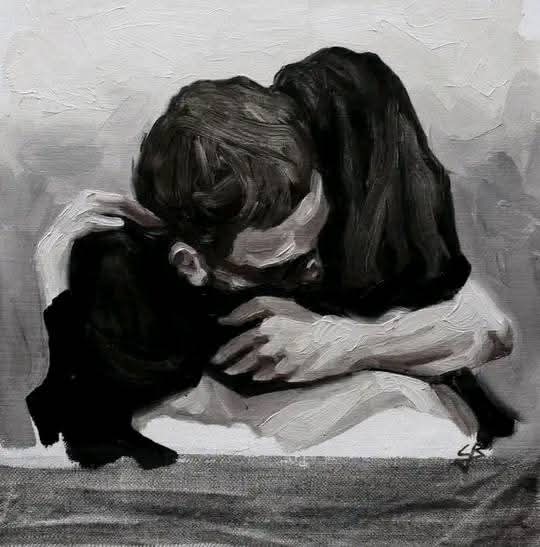 _العناق_
محاولة آدم الأزلية 
بأن يعيد حواء إلى صدره. 

- بهاء الدين