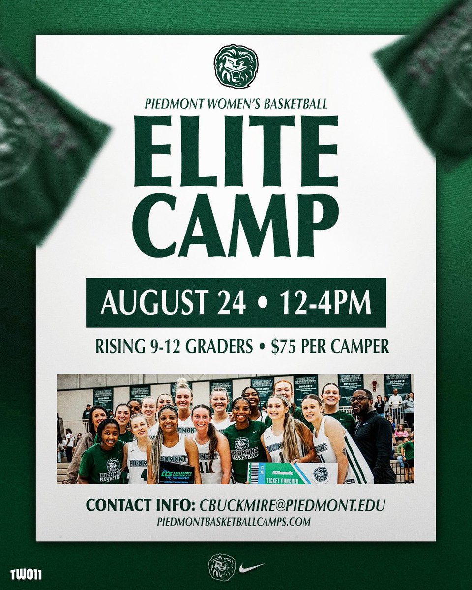 Coach_Buck03's tweet image. Who’s going to get these last two spots? 👀

Come be apart of history!

Piedmontbasketballcamps.com

#WhyNotUs | #OneRoar | #Family