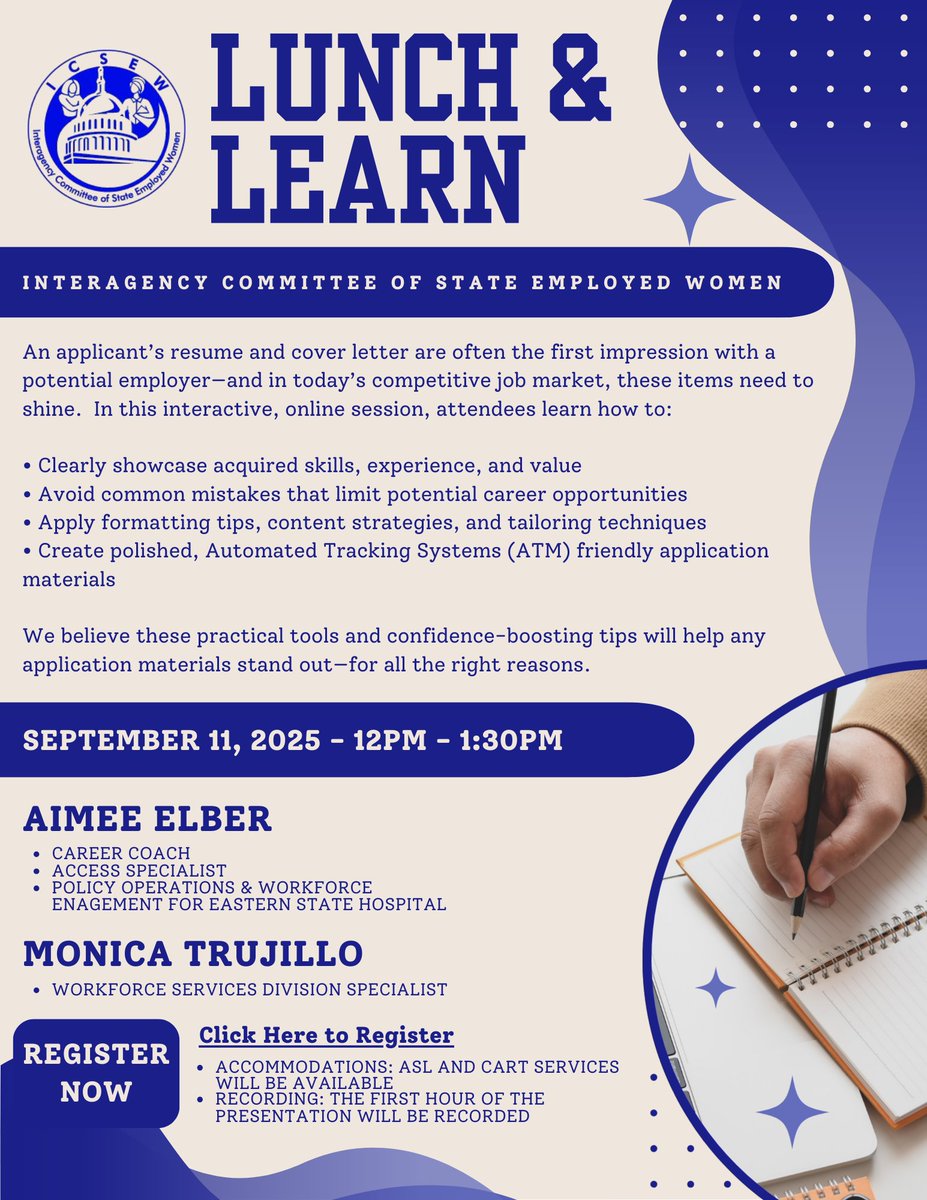 Interagency Committee of State Employed Women (@icsew) on Twitter photo 