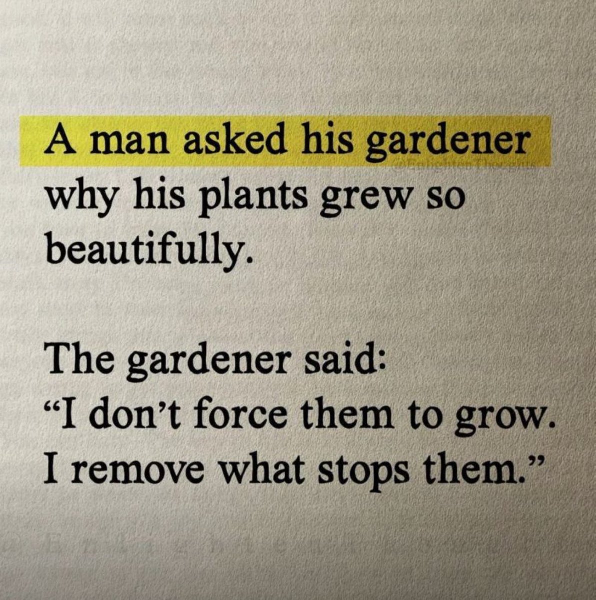 A leadership lesson: