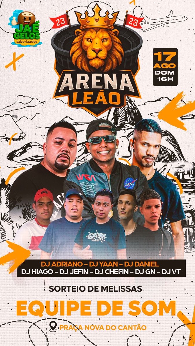 ARENA LEÃO APRESENTA:

TORNEIO DE QUEIMADO FEMININO! 🏐🤾🏻‍♀️

VALENDO $700 REAIS 
SORTEIO DE MELISSA 

Inscrição Grátis! 
Montem seu time até 12 Jogadoras

MAIS INFORMAÇÕES NO FLYER OU DM 🇹🇷🫡