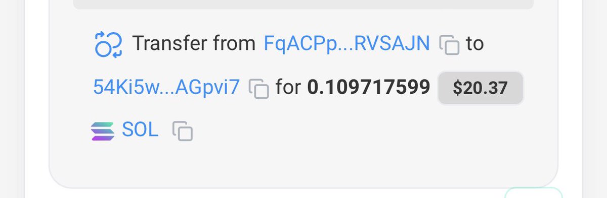 packiou_'s tweet photo. @kkashi_yt My wallet got poisoned. This happen to me 2 days ago tryna sending a .1 to my trading wallet but manipulated to another wallet. Glad i didn’t send a large amount. https://t.co/BM6e68G0KK
