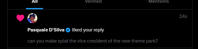 there will be signs

$splat