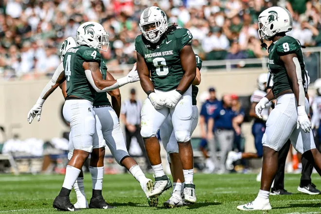 My favorite Falcons UDFA's: Simeon Barrow - DT (Miami &amp; Michigan State)  

- All-ACC and All-Big 10  

- Blocked two kicks at Michigan State. Most since 2011

- Barrow’s 27 TFLs and 16 sacks topped fellow seniors Harmon (1st Rd) and 2nd Rounders Sanders, Collins, and Norman-Lott