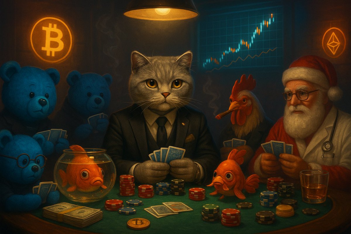 It’s Poker Night, fam 🎲♠️
The market might bluff, but the gang knows how to read the tells.
Stack your chips, hold your cards close, and always play the long game.

Winners aren’t made in luck — they’re made in patience, strategy, and a little bit of calculated chaos.