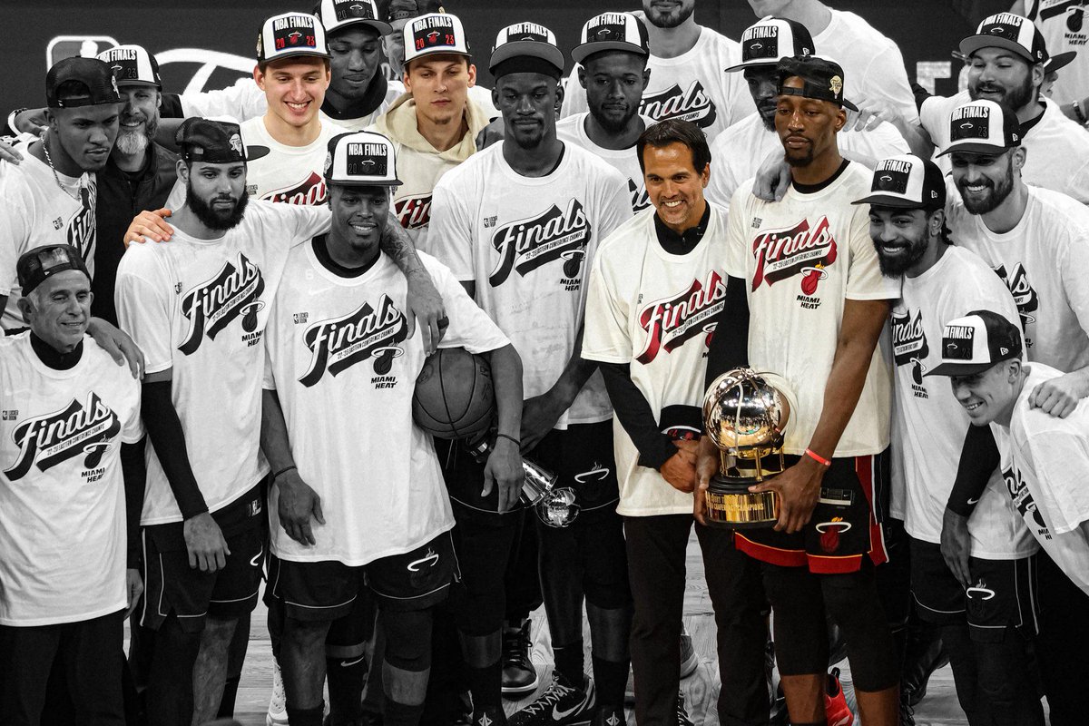 Only one Heat player from the 2023 Finals still stands: Bam! Niko barely played, and Herro’s been out with that hand injury. The team’s lineup has changed so much since then! 🏀🔥