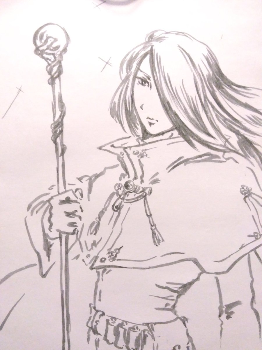 O_uchi__Luciath's tweet photo. 昨日の1日1絵。
#らくがき
#スケッチ
#イラスト
#ドローイング
#いっぱつがき
#一発描き
#筆ペン
#筆ペンイラスト
#1日1絵
#graffiti
#Sketch
#illustration
#drawing
#oneshotdrawing
#BrushPen
#Brushpendrawing
#妄想
#ライブアライブ
#LIVEALIVE
#オディオ
#ストレイボウ https://t.co/pNpLq0ih1l