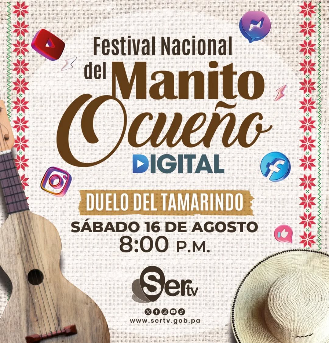 No te pierdas la transmisión en vivo del duelo del tamarindo por <a href="/SERTVPANAMA/">SERTV 📺</a>  #FestivalDelManito Ocú 2025 #Herrera