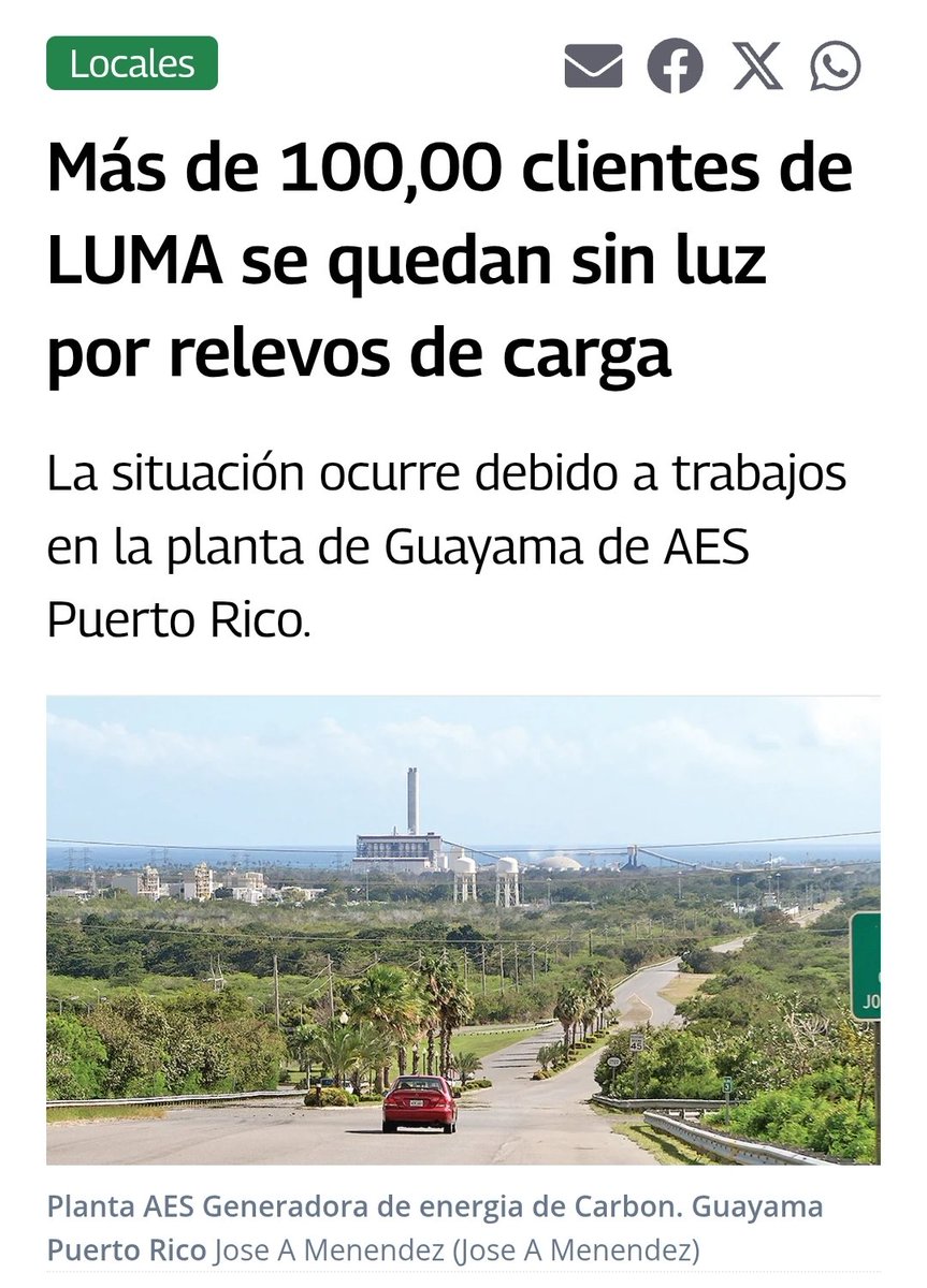 Periódico Metro pone a LUMA en el titular para echarle la culpa de que se fue la luz. 🤡
#prensaFalfullera
