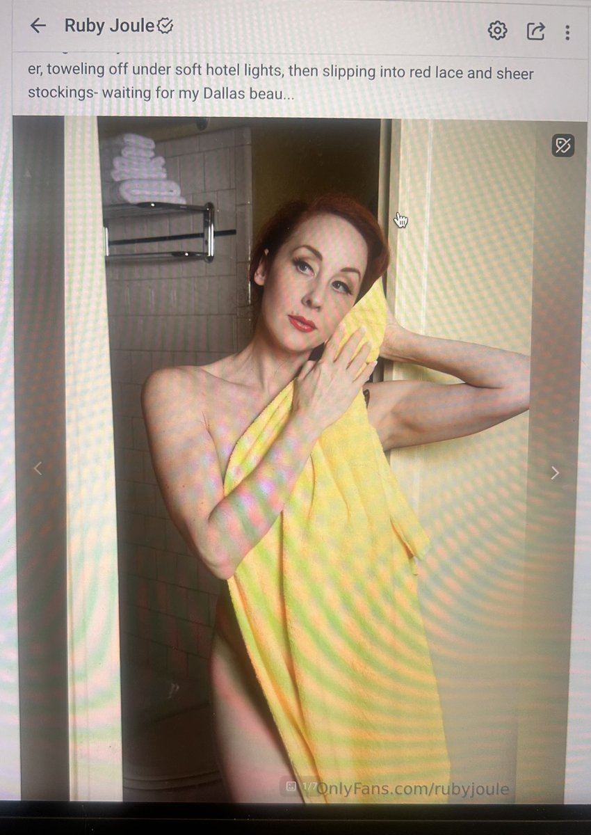 She checks into a mid-century Dallas hotel. Takes a long shower. Slips into red lace, sheer stockings… and waits for her beau.
Shot where 1950s stripteasers once stayed between gigs. It’s a mood.
🔥 OnlyFans.com/RubyJoule

#boudoir #OnlyFans #ofgirls