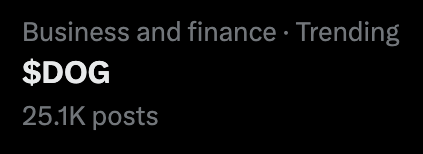 Something is cooking for $DOG on Bitcoin...trending again!!